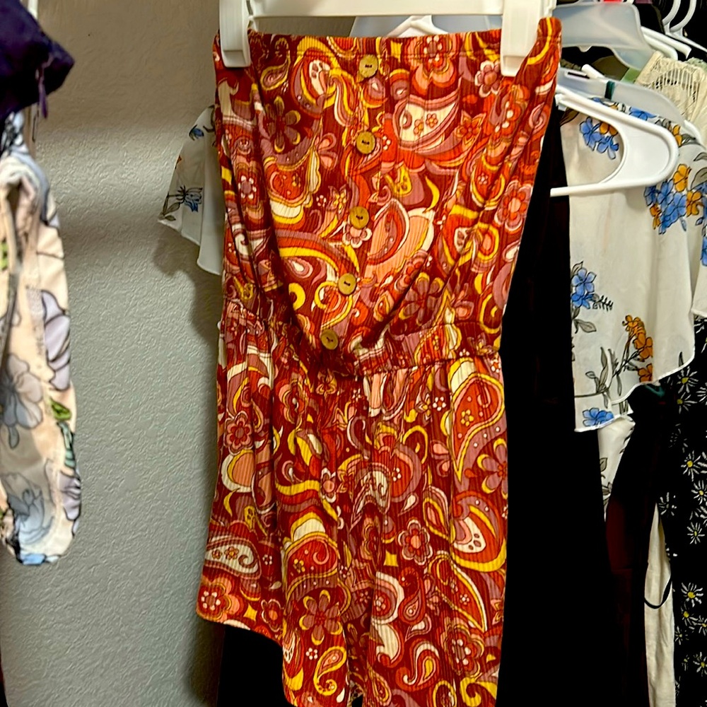 70s Retro Romper🧡